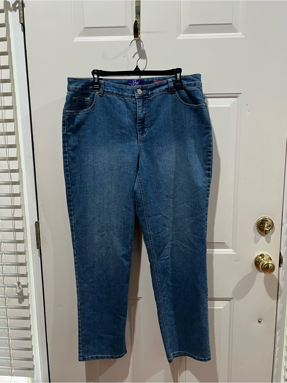 Just My Size Straight-Leg Blue Jeans